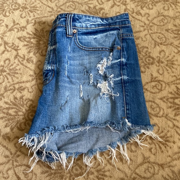Pistola Cut Off Denim Shorts - Picture 3 of 6